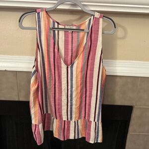 Sleeveless Linen Loft Outlet Top XL